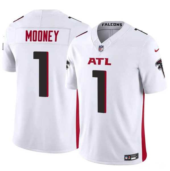 Youth Atlanta Falcons #1 Darnell Mooney White 2024 F.U.S.E. Vapor Untouchable Limited Stitched Jersey Dzhi->youth nfl jersey->Youth Jersey